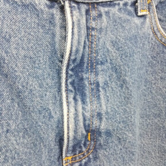 LL Bean Double L Relaxed Fit Flannel Lined Womens Jeans Size 16 Petite Cotton - Picture 4 of 13